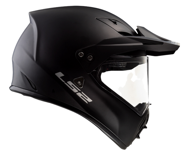 Casco LS2 Streetfighter MX419 Solid Negro Mate - Moto Helmets  -  - Cascos, Doble Propósito, Integrales