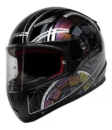 Casco Integral Ls2 Rapid Ii Tech 2.0 Chameleon Brillo FF353