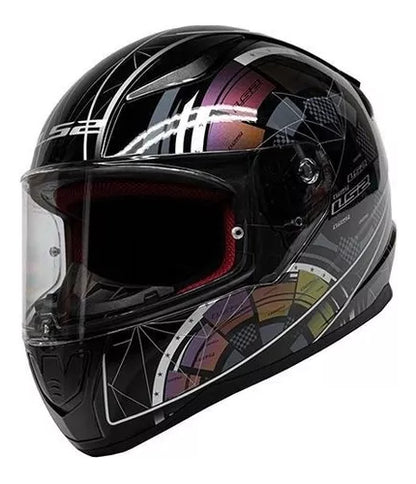 Casco Integral Ls2 Rapid Ii Tech 2.0 Chameleon Brillo FF353