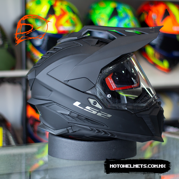 Casco Adventure LS2 Explorer Solid Negro Mate MX701