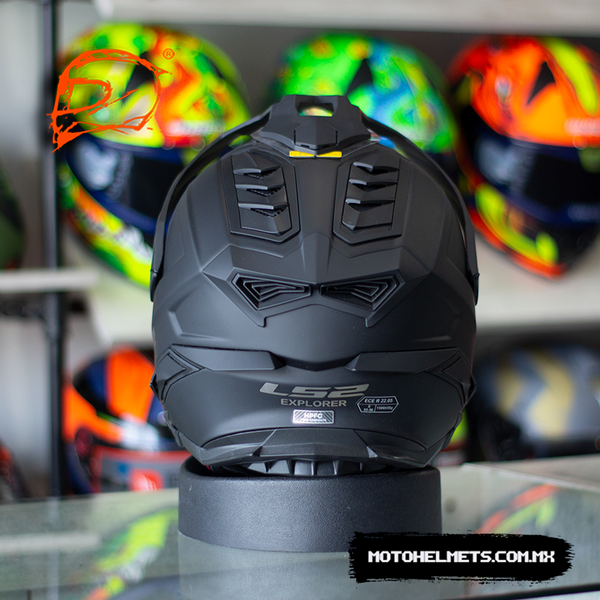 Casco Adventure LS2 Explorer Solid Negro Mate MX701
