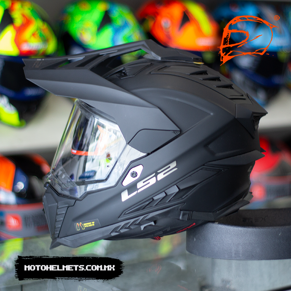 Casco Adventure LS2 Explorer Solid Negro Mate MX701