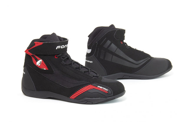 Botas Genesis Forma Negro Rojo