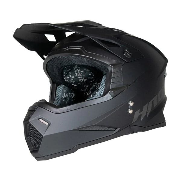 Casco Hro Mx03 Across Negro Mate – Moto Helmets Sebastian SA de CV
