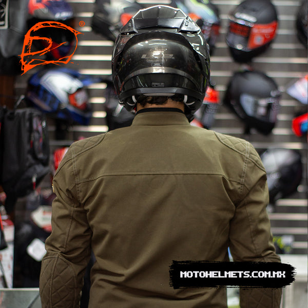 Chamarra De Moto Ls2 Bullet Café