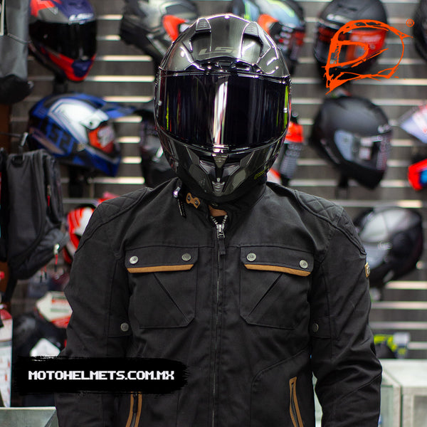 Chamarra De Moto Ls2 Bullet Negro