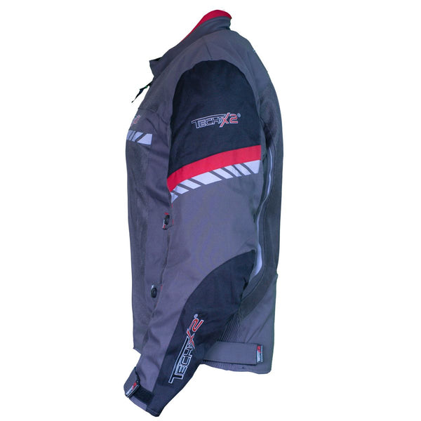 Chamarra Techx2 Sp-1310 Negro Gris Rojo