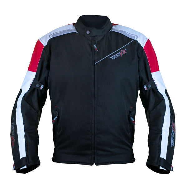 Chamarra Techx2 Sp-1312 Negro Rojo Blanco