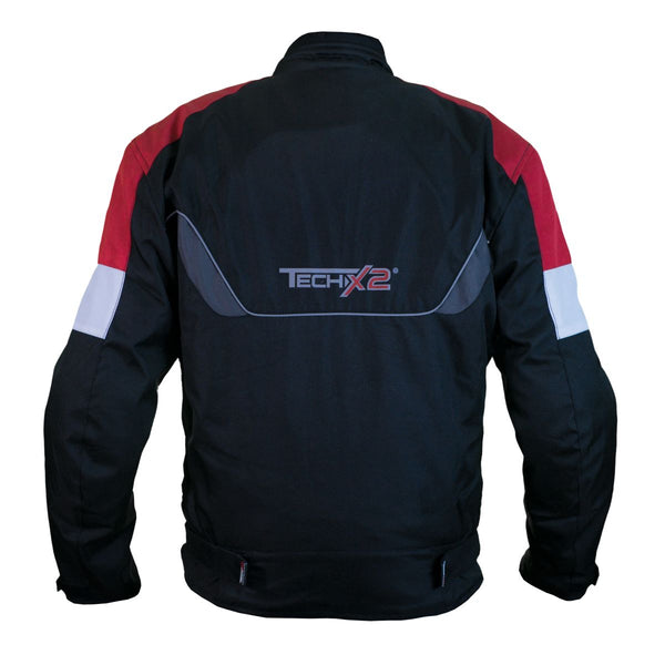 Chamarra Techx2 Sp-1312 Negro Rojo Blanco