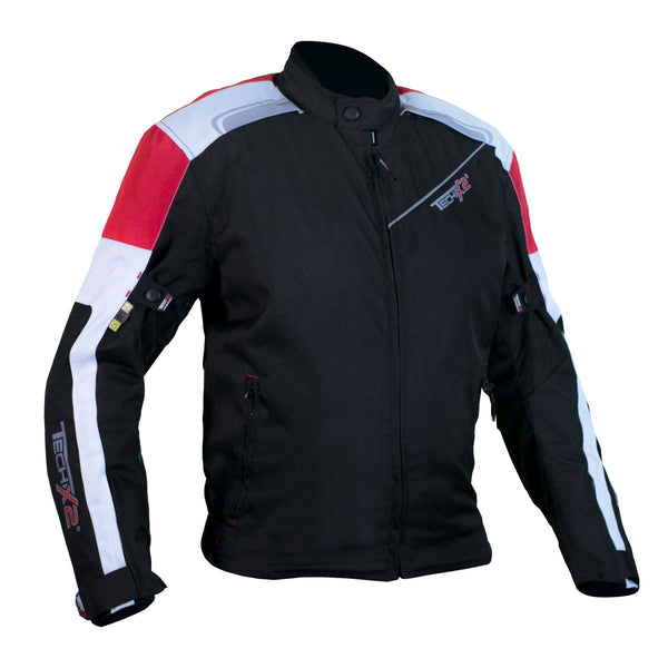 Chamarra Techx2 Sp-1312 Negro Rojo Blanco