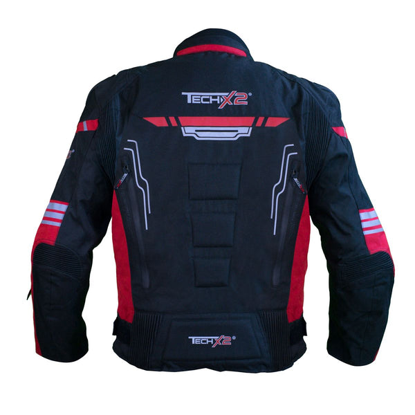 Chamarra Techx2 Sp-1313 Negro Rojo