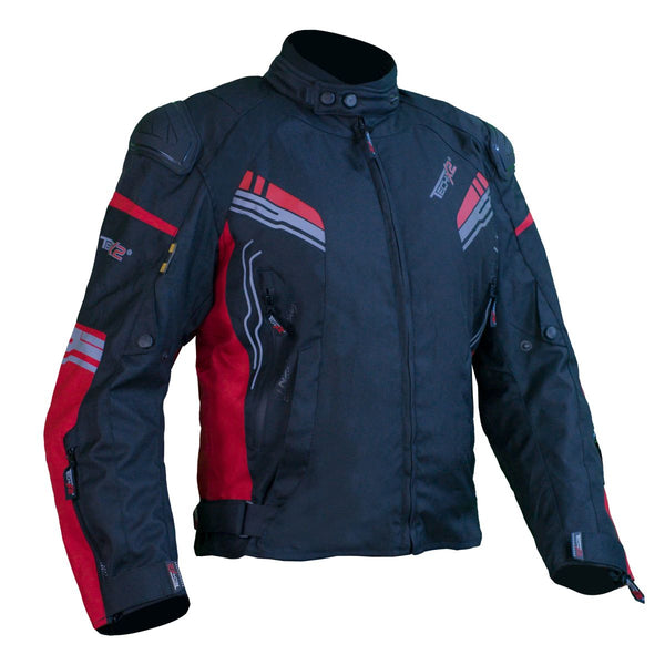 Chamarra Techx2 Sp-1313 Negro Rojo
