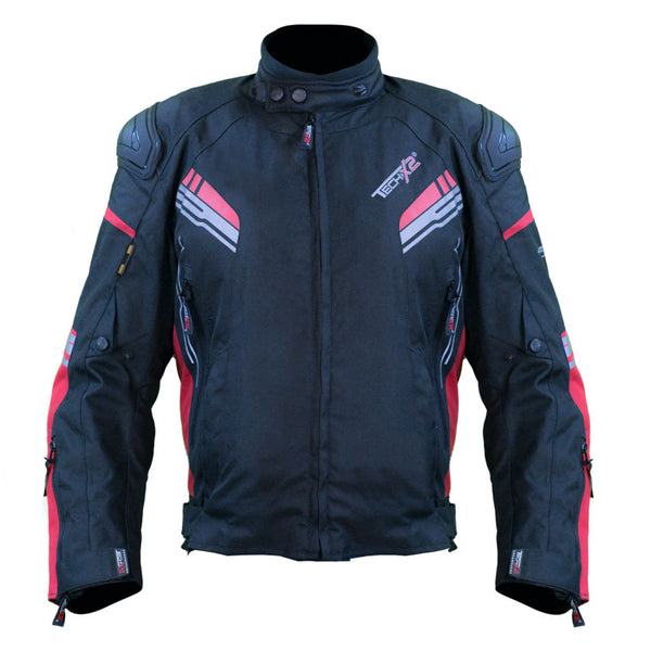 Chamarra Techx2 Sp-1313 Negro Rojo