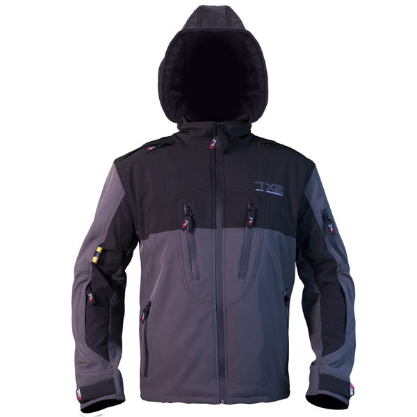 Chamarra Techx2 Sp-1326 Negra Gris