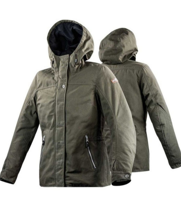 Chamarra de Moto LS2 Para Dama Rambla Khaki - Moto Helmets  -  - Chamarras, Chamarras Mujer, Equipamento Mujer, Equipo