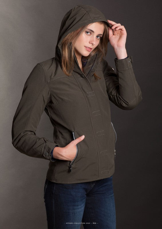 Chamarra de Moto LS2 Para Dama Rambla Khaki - Moto Helmets  -  - Chamarras, Chamarras Mujer, Equipamento Mujer, Equipo