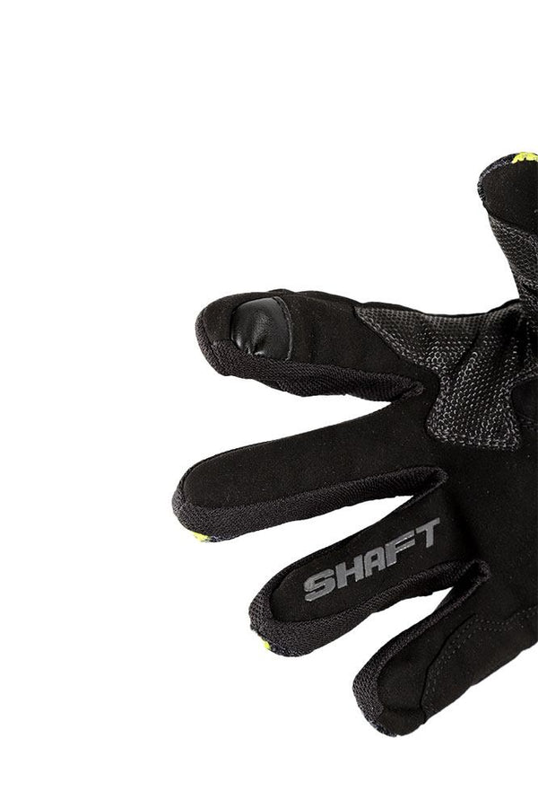 Guantes Shaft Mesh Negro Amarillo