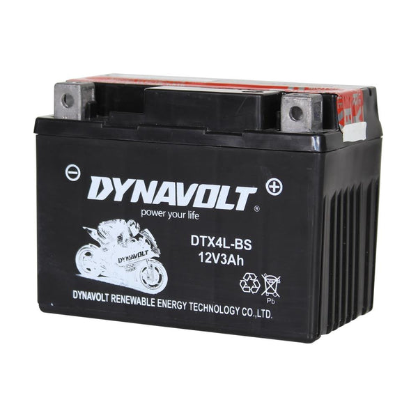 Batería Sellada Dynavolt DTX4L-BS (YTX4L-BS) - Moto Helmets  -  - Baterías, Piezas para moto