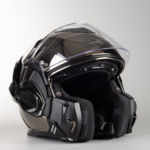 Casco Abatible LS2 Valiant Degrees Cromo – Helmets & Sebastian