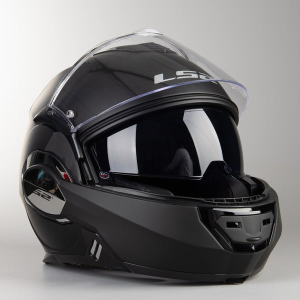 Casco Abatible LS2 Valiant Degrees Solid Negro Mate FF399 - Moto Helmets  -  - Abatibles, Cascos, Cascos Mujer, Equipamento Mujer, Modulares