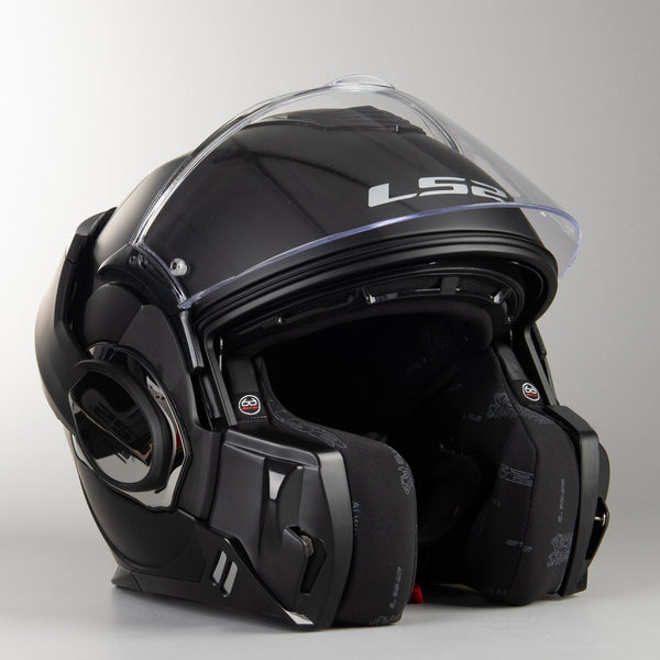 Casco Abatible LS2 Valiant Degrees Solid Negro Mate FF399 - Moto Helmets  -  - Abatibles, Cascos, Cascos Mujer, Equipamento Mujer, Modulares