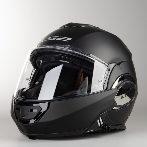 Casco Abatible LS2 Valiant Degrees Solid Negro Mate FF399 - Moto Helmets  -  - Abatibles, Cascos, Cascos Mujer, Equipamento Mujer, Modulares