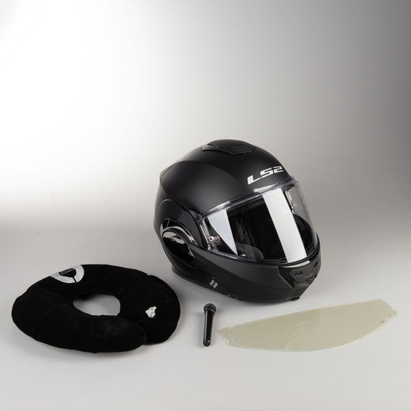 Casco Abatible LS2 Valiant Degrees Solid Negro Mate FF399 - Moto Helmets  -  - Abatibles, Cascos, Cascos Mujer, Equipamento Mujer, Modulares