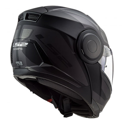 Casco Abatible LS2 Scope Axis Ngo/Titanium FF902 - Moto Helmets  -  - Abatibles, Cascos, Modulares