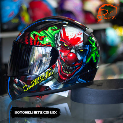 Casco Integral Ls2 Rapid Clown II Rojo Brillante FF353